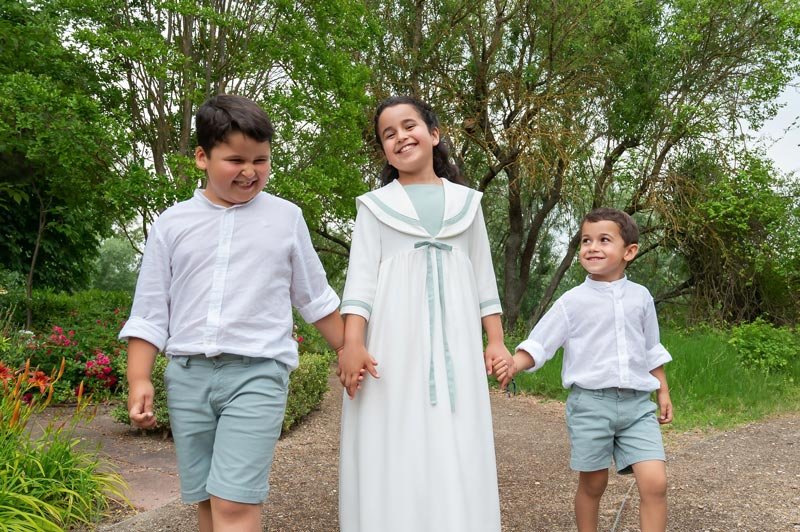 Fotografía de comunión infantil en Valladolid