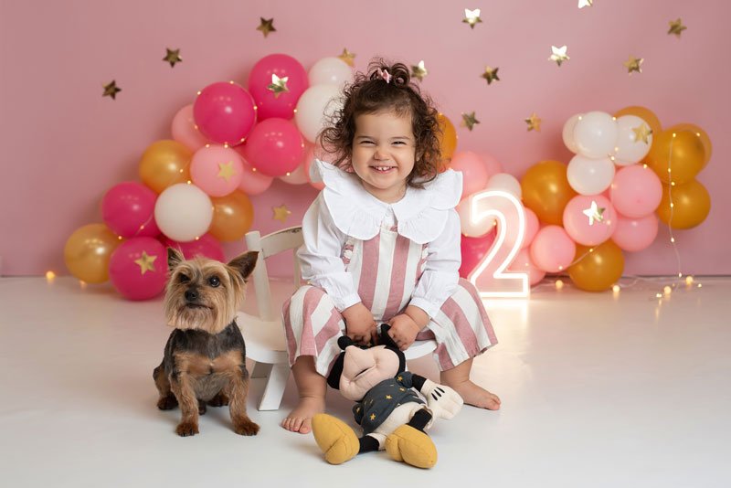 Fotografía de cumpleaños infantil en Valladolid