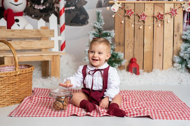 Fotografías infantiles de navidad en Valladolid