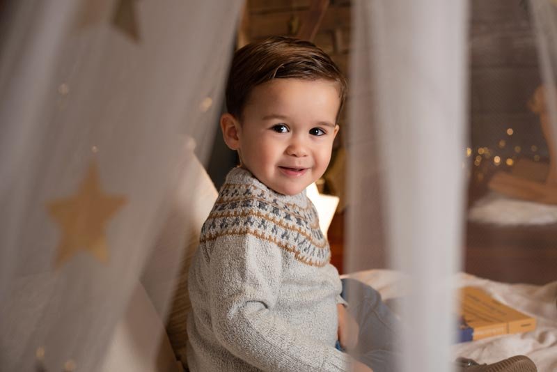Fotografías infantiles de navidad en Valladolid