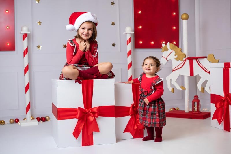 Fotografías infantiles de navidad en Valladolid